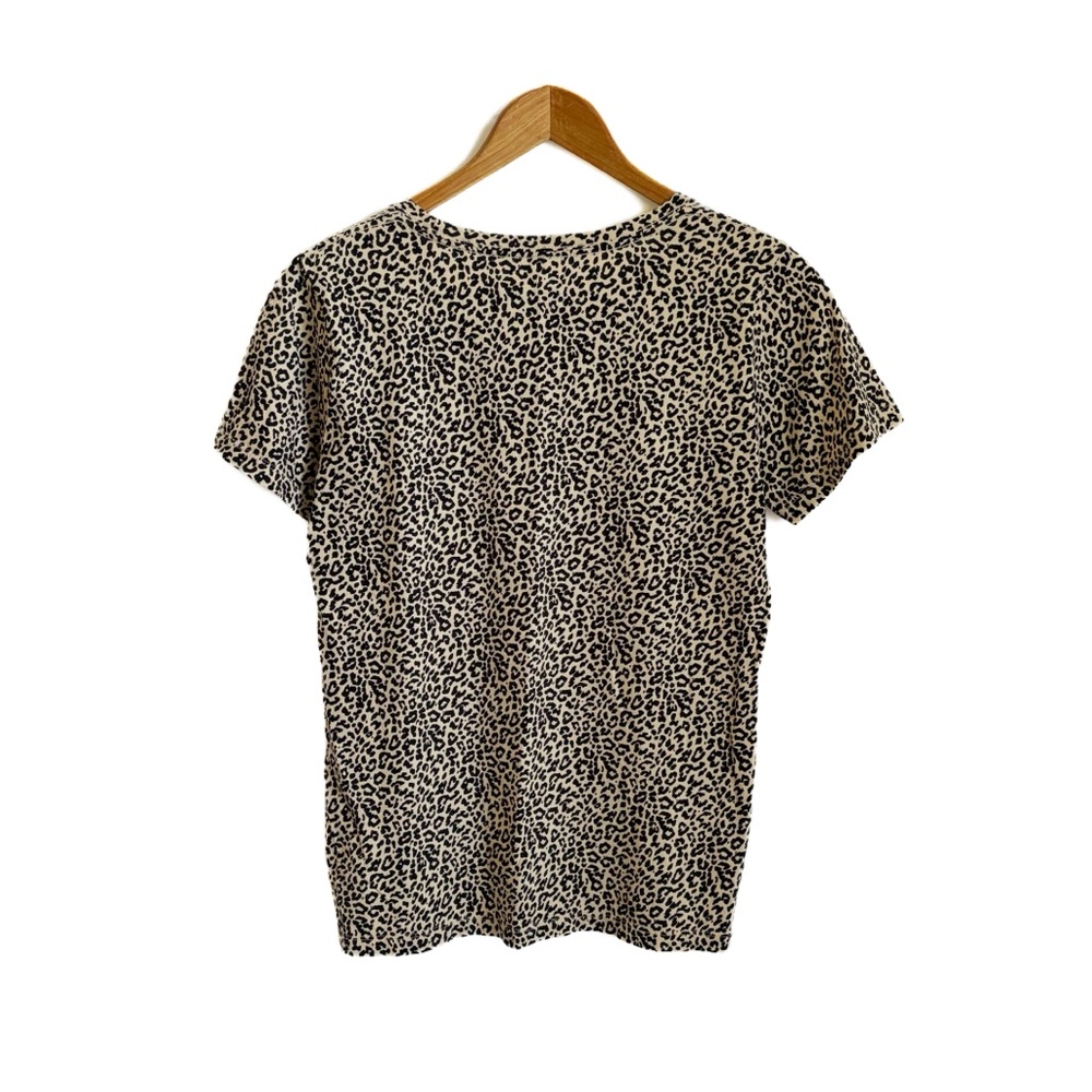 J. Crew Factory Leopard Print Collector Tee - Picture 9 of 15